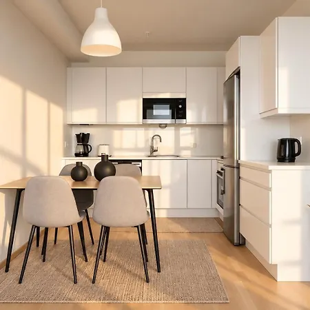 Apartmán Finland Panorama - New Luxury With Own Sauna, One Bedroom, Spacious Balcony With Views And Great Location Next To Nokia Arena